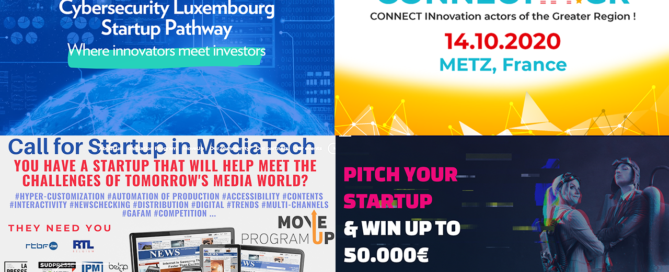 4 upcoming events opened to startups in the Greater Region
