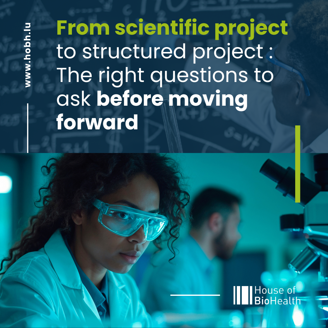 From scientific project to structured project